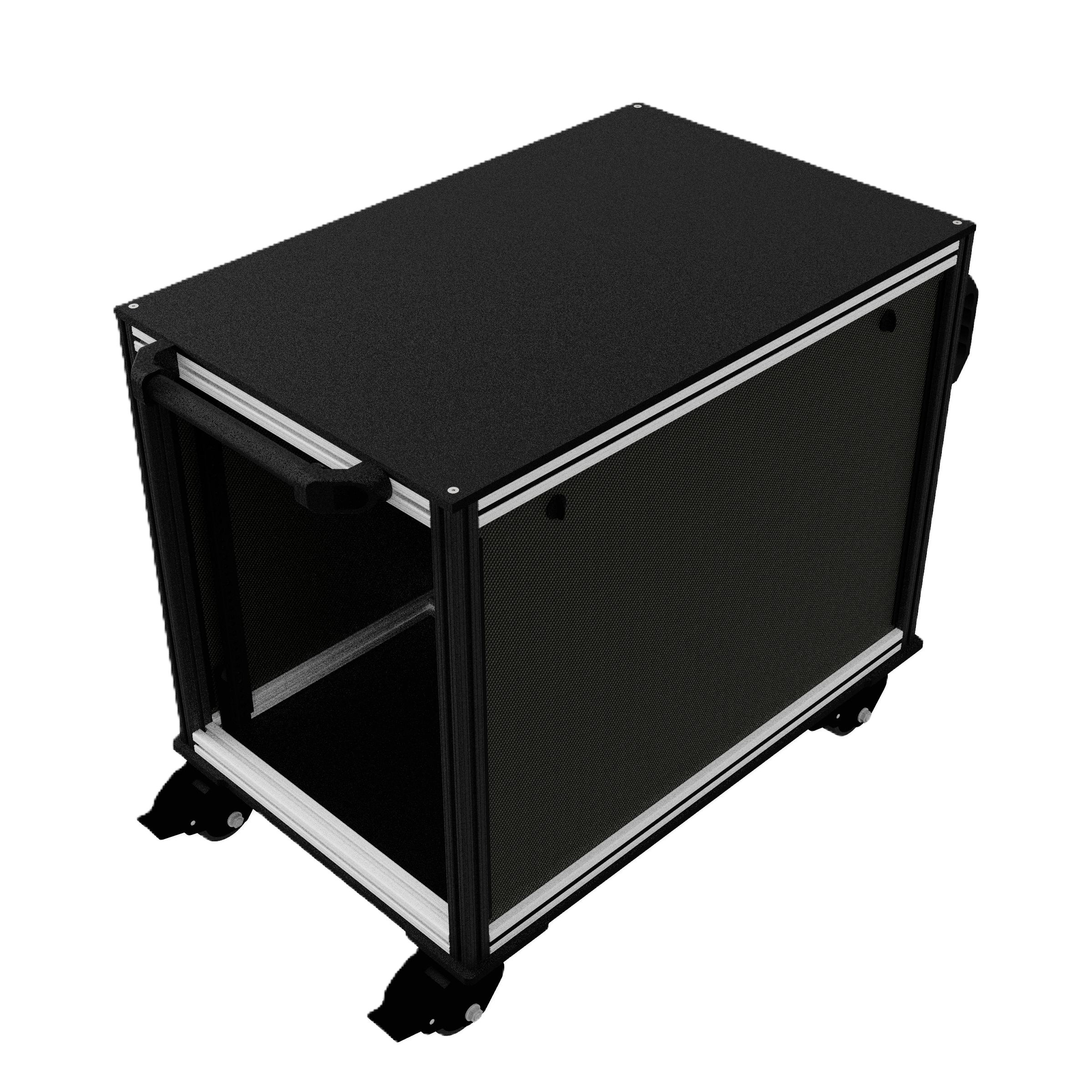 Single Rack - Upper Rear Corner View