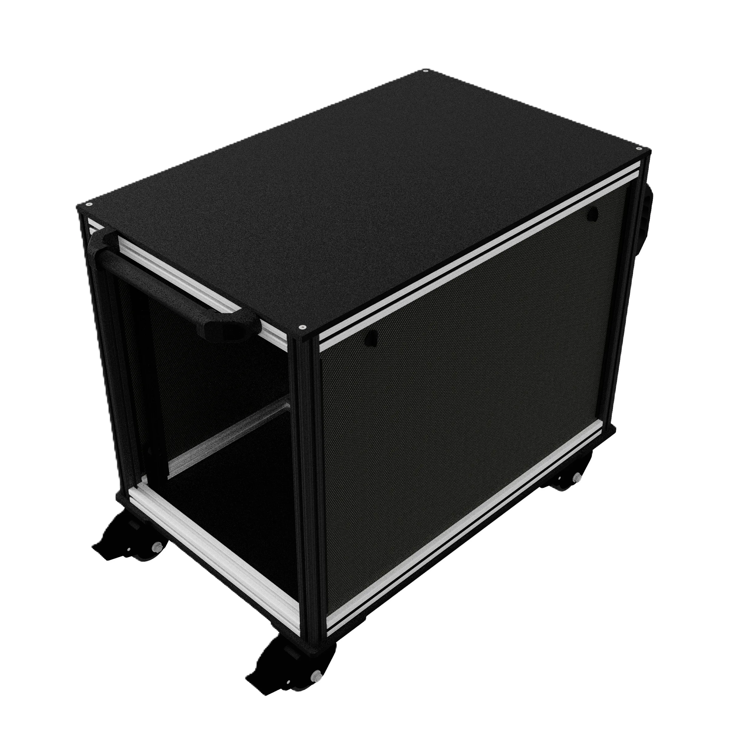 Single Rack - Upper Rear Corner View